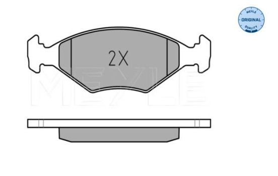 Brake Pad Set, disc brake MEYLE-ORIGINAL Quality 025 237 7518, Image 3