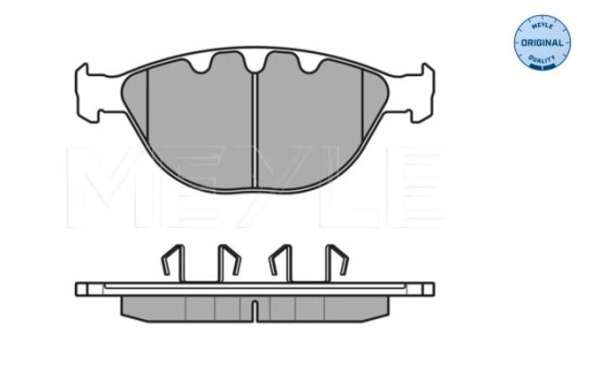 Brake Pad Set, disc brake MEYLE-ORIGINAL Quality 025 237 9120, Image 2