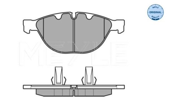 Brake Pad Set, disc brake MEYLE-ORIGINAL Quality 025 237 9120, Image 3