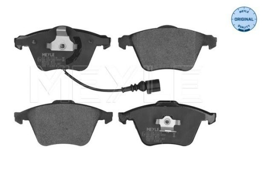 Brake Pad Set, disc brake MEYLE-ORIGINAL Quality 025 238 0120/W