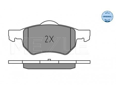 Brake Pad Set, disc brake MEYLE-ORIGINAL Quality 025 238 0718, Image 2