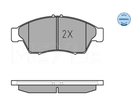 Brake Pad Set, disc brake MEYLE-ORIGINAL Quality 025 238 1716/W, Image 3