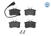 Brake Pad Set, disc brake MEYLE-ORIGINAL Quality 025 238 2317/W