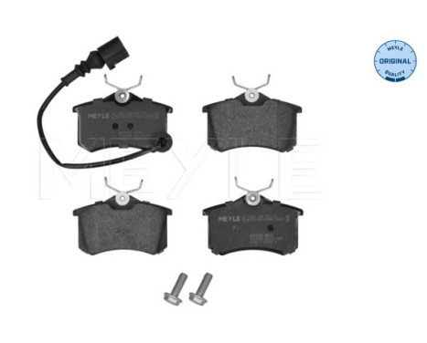 Brake Pad Set, disc brake MEYLE-ORIGINAL Quality 025 238 2317/W, Image 3