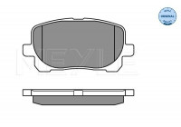 Brake Pad Set, disc brake MEYLE-ORIGINAL Quality 025 238 3617