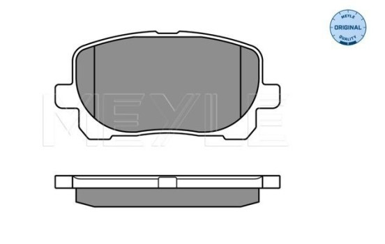 Brake Pad Set, disc brake MEYLE-ORIGINAL Quality 025 238 3617