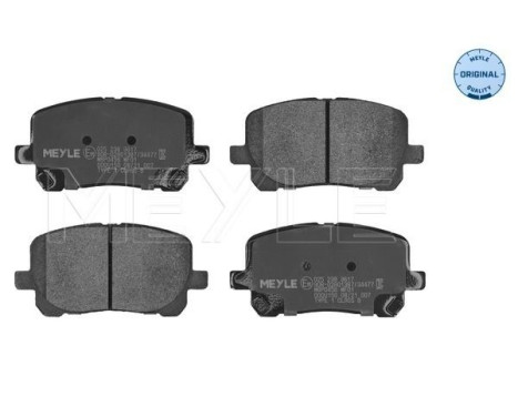 Brake Pad Set, disc brake MEYLE-ORIGINAL Quality 025 238 3617, Image 2