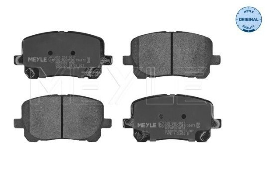 Brake Pad Set, disc brake MEYLE-ORIGINAL Quality 025 238 3617, Image 2