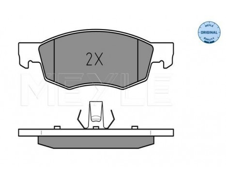 Brake Pad Set, disc brake MEYLE-ORIGINAL Quality 025 238 4218