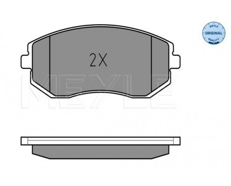 Brake Pad Set, disc brake MEYLE-ORIGINAL Quality 025 238 6517/W, Image 2