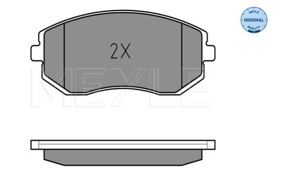 Brake Pad Set, disc brake MEYLE-ORIGINAL Quality 025 238 6517/W, Image 2