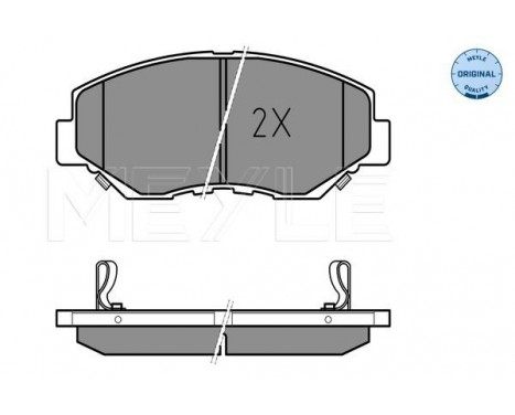 Brake Pad Set, disc brake MEYLE-ORIGINAL Quality 025 238 6817