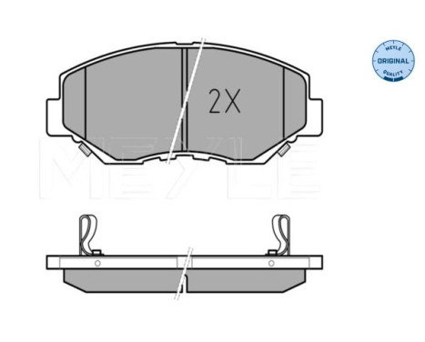 Brake Pad Set, disc brake MEYLE-ORIGINAL Quality 025 238 6817, Image 2