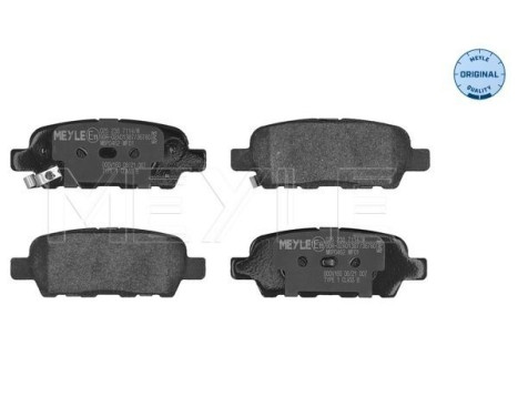 Brake Pad Set, disc brake MEYLE-ORIGINAL Quality 025 238 7114/W