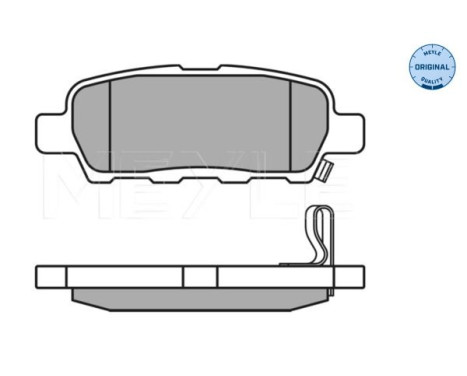 Brake Pad Set, disc brake MEYLE-ORIGINAL Quality 025 238 7114/W, Image 4