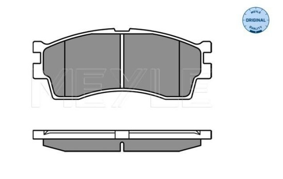 Brake Pad Set, disc brake MEYLE-ORIGINAL Quality 025 238 7316/W