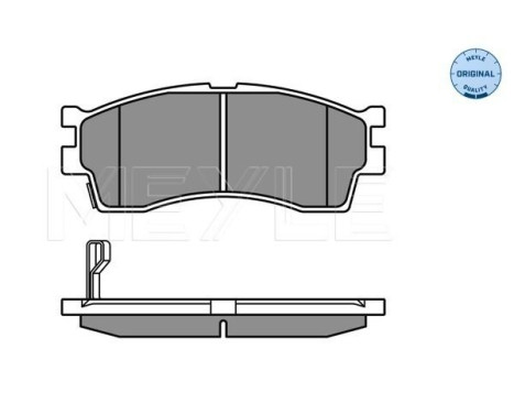 Brake Pad Set, disc brake MEYLE-ORIGINAL Quality 025 238 7316/W, Image 2