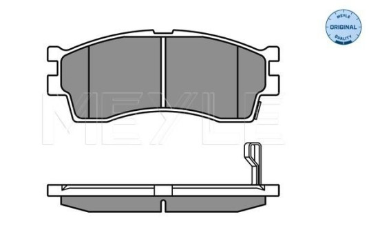 Brake Pad Set, disc brake MEYLE-ORIGINAL Quality 025 238 7316/W, Image 3