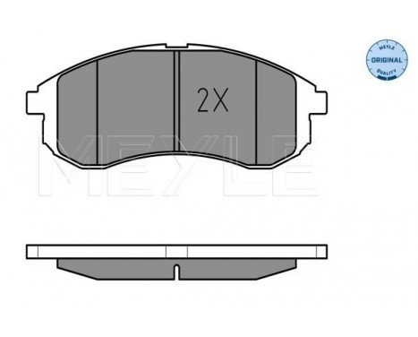 Brake Pad Set, disc brake MEYLE-ORIGINAL Quality 025 238 7914/W, Image 2