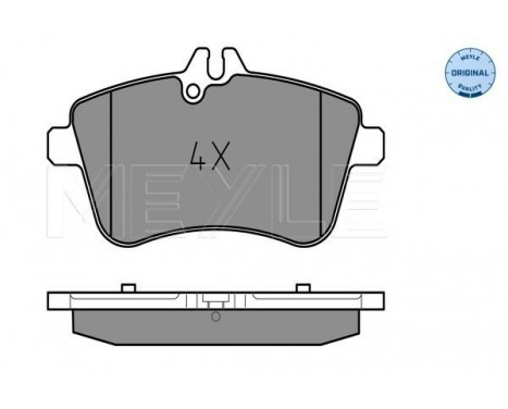 Brake Pad Set, disc brake MEYLE-ORIGINAL Quality 025 238 8120