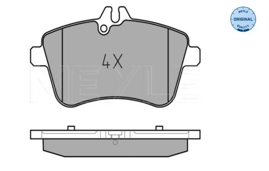 Brake Pad Set, disc brake MEYLE-ORIGINAL Quality 025 238 8120, Image 2