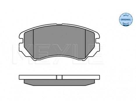 Brake Pad Set, disc brake MEYLE-ORIGINAL Quality 025 238 9116/W