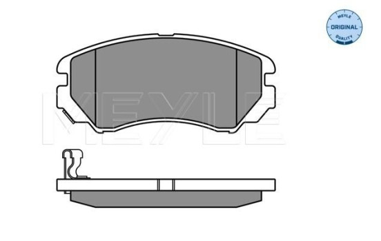 Brake Pad Set, disc brake MEYLE-ORIGINAL Quality 025 238 9116/W, Image 2