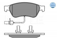 Brake Pad Set, disc brake MEYLE-ORIGINAL Quality 025 238 9620/W