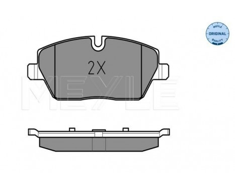 Brake Pad Set, disc brake MEYLE-ORIGINAL Quality 025 239 1517, Image 2