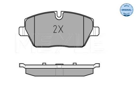 Brake Pad Set, disc brake MEYLE-ORIGINAL Quality 025 239 1517, Image 3