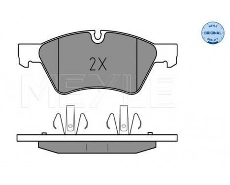 Brake Pad Set, disc brake MEYLE-ORIGINAL Quality 025 239 2221