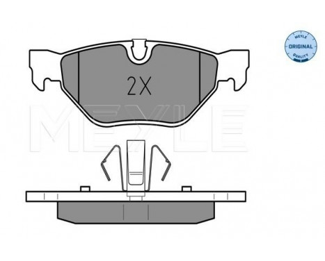 Brake Pad Set, disc brake MEYLE-ORIGINAL Quality 025 239 2617