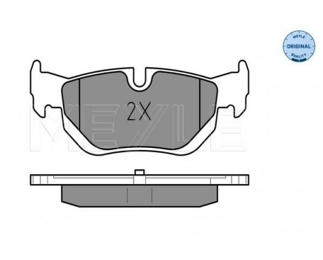 Brake Pad Set, disc brake MEYLE-ORIGINAL Quality 025 239 2617, Image 2