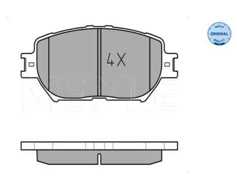 Brake Pad Set, disc brake MEYLE-ORIGINAL Quality 025 239 2817, Image 2