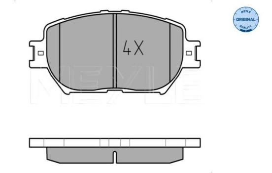 Brake Pad Set, disc brake MEYLE-ORIGINAL Quality 025 239 2817, Image 2