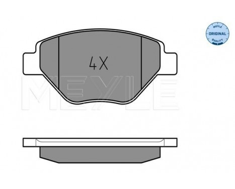 Brake Pad Set, disc brake MEYLE-ORIGINAL Quality 025 239 3418