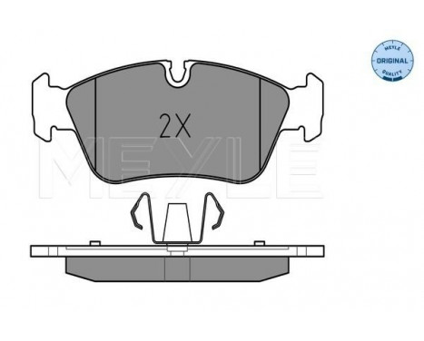 Brake Pad Set, disc brake MEYLE-ORIGINAL Quality 025 239 3517