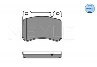 Brake Pad Set, disc brake MEYLE-ORIGINAL Quality 025 239 4516