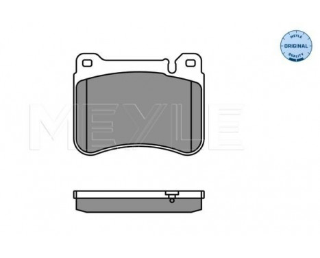 Brake Pad Set, disc brake MEYLE-ORIGINAL Quality 025 239 4516