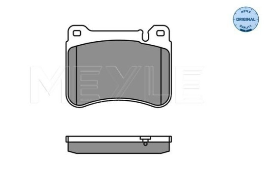 Brake Pad Set, disc brake MEYLE-ORIGINAL Quality 025 239 4516