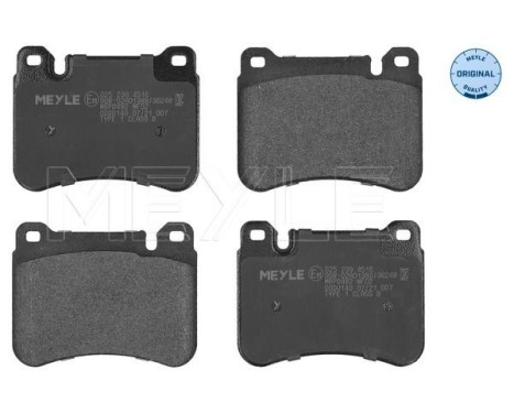 Brake Pad Set, disc brake MEYLE-ORIGINAL Quality 025 239 4516, Image 2