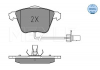 Brake Pad Set, disc brake MEYLE-ORIGINAL Quality 025 239 5020/W