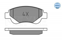 Brake Pad Set, disc brake MEYLE-ORIGINAL Quality 025 239 5917