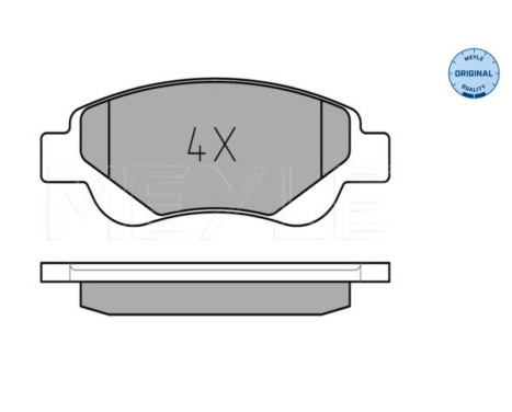 Brake Pad Set, disc brake MEYLE-ORIGINAL Quality 025 239 5917, Image 2