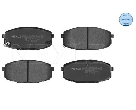 Brake Pad Set, disc brake MEYLE-ORIGINAL Quality 025 239 6617/W, Image 4