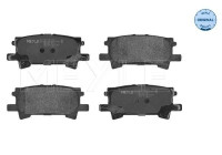 Brake Pad Set, disc brake MEYLE-ORIGINAL Quality 025 239 6715