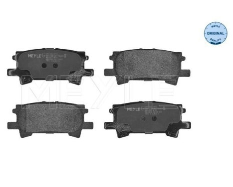 Brake Pad Set, disc brake MEYLE-ORIGINAL Quality 025 239 6715, Image 2