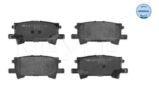 Brake Pad Set, disc brake MEYLE-ORIGINAL Quality 025 239 6715