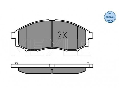 Brake Pad Set, disc brake MEYLE-ORIGINAL Quality 025 239 7017/W, Image 2