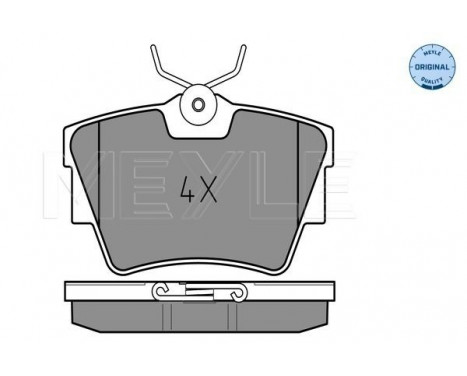 Brake Pad Set, disc brake MEYLE-ORIGINAL Quality 025 239 8017